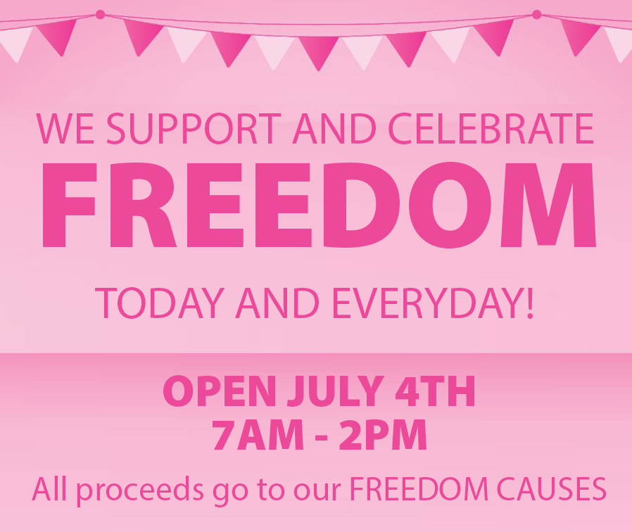We support and celebrate freedom